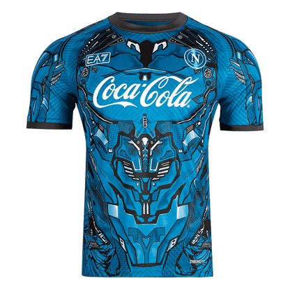 Napoli Tröja 2025/26 Före match Blå