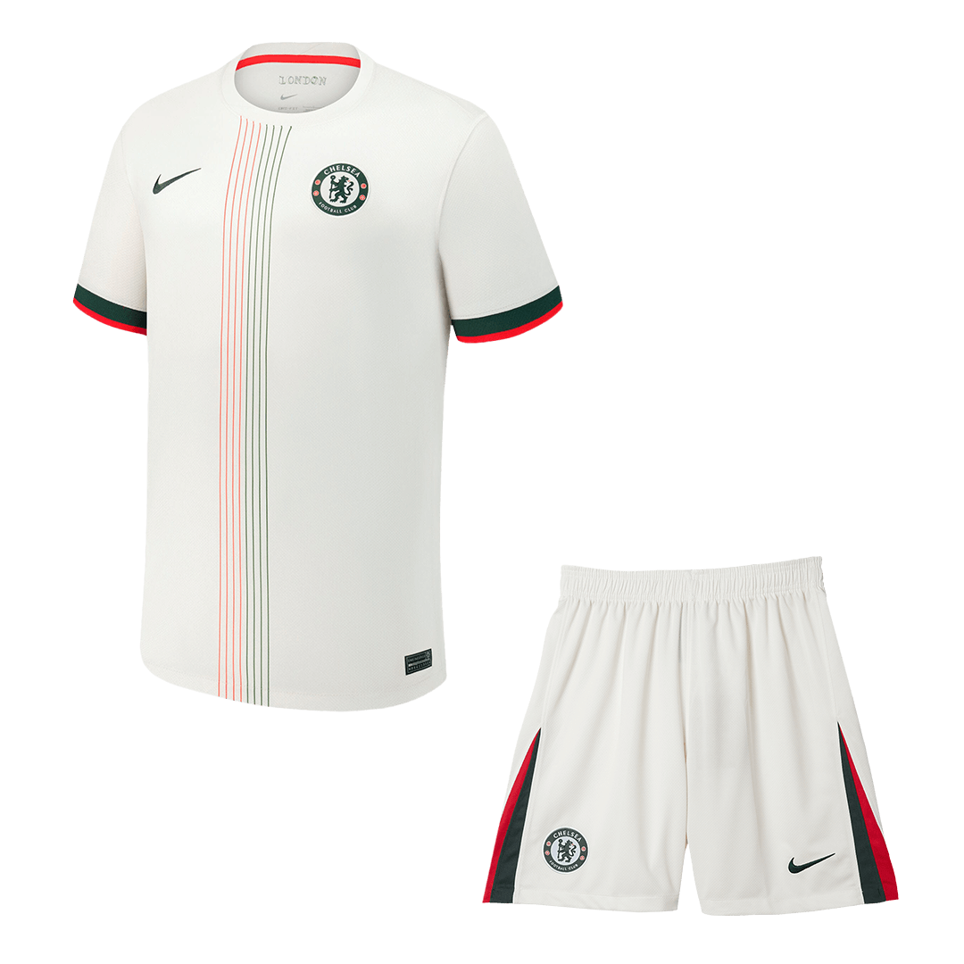 Chelsea Tröja Bortaställ 2025/26 Vit