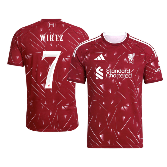 Liverpool Tröja WIRTZ #7 2026/27 Hemma Autentisk Röd - UCL