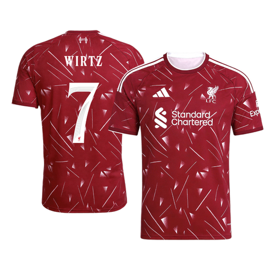 Liverpool Tröja WIRTZ #7 2026/27 Hemma Autentisk Röd - UCL