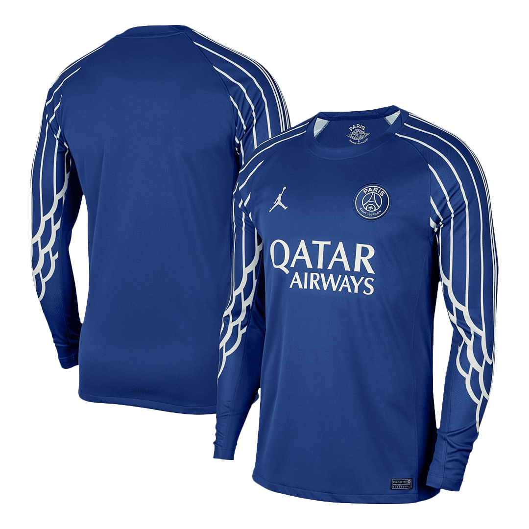 PSG Tröja 2024/25 Fourth Away Långärmad Mörkblå