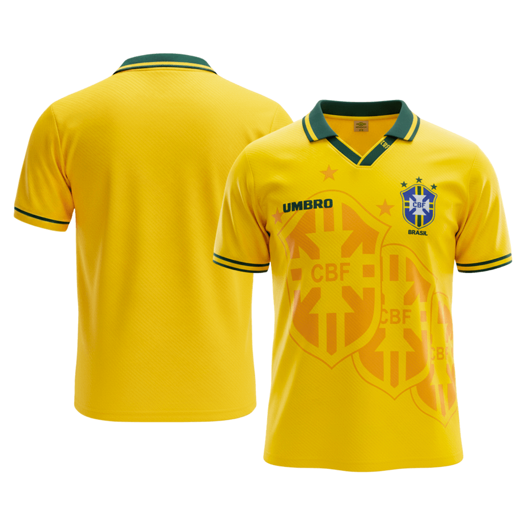 Brasilien Hemmatröja 1994 Retro Tröja
 Gul