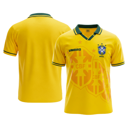 Brasilien Hemmatröja 1994 Retro Tröja
 Gul-7