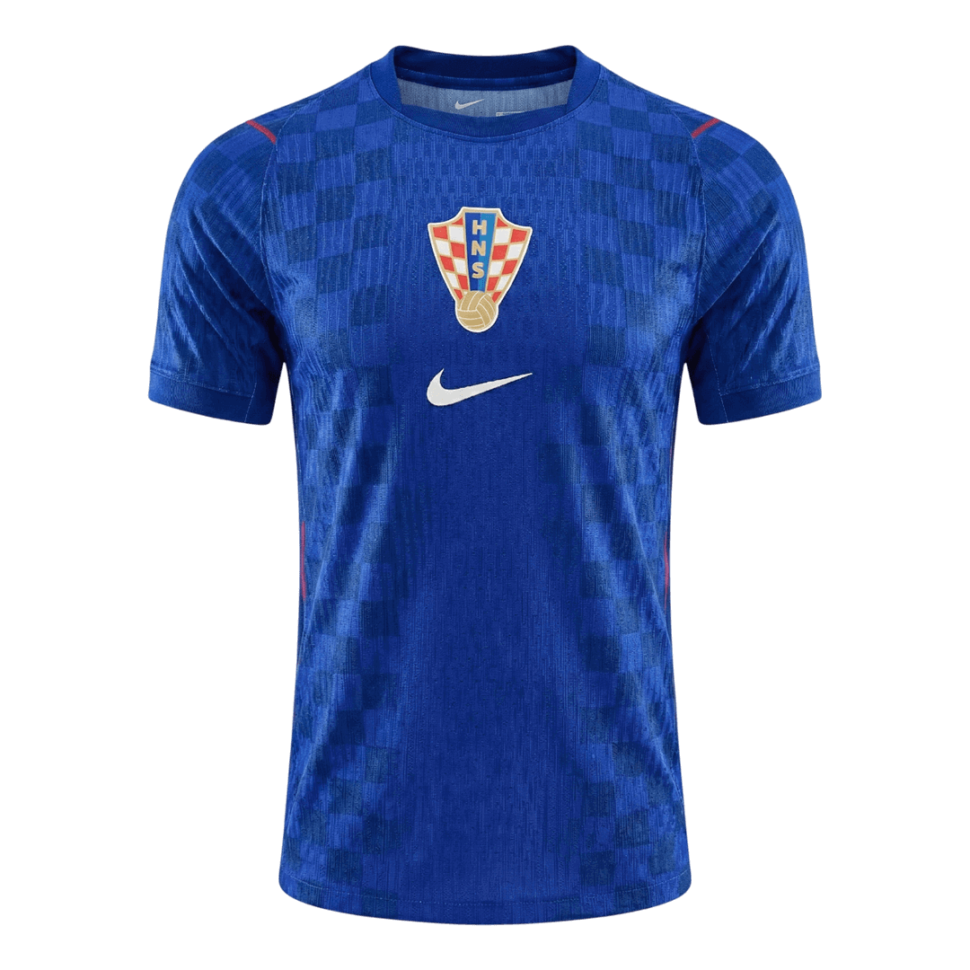 Kroatien Tröja MODRIĆ #10 2026 Borta Autentisk Blå-9