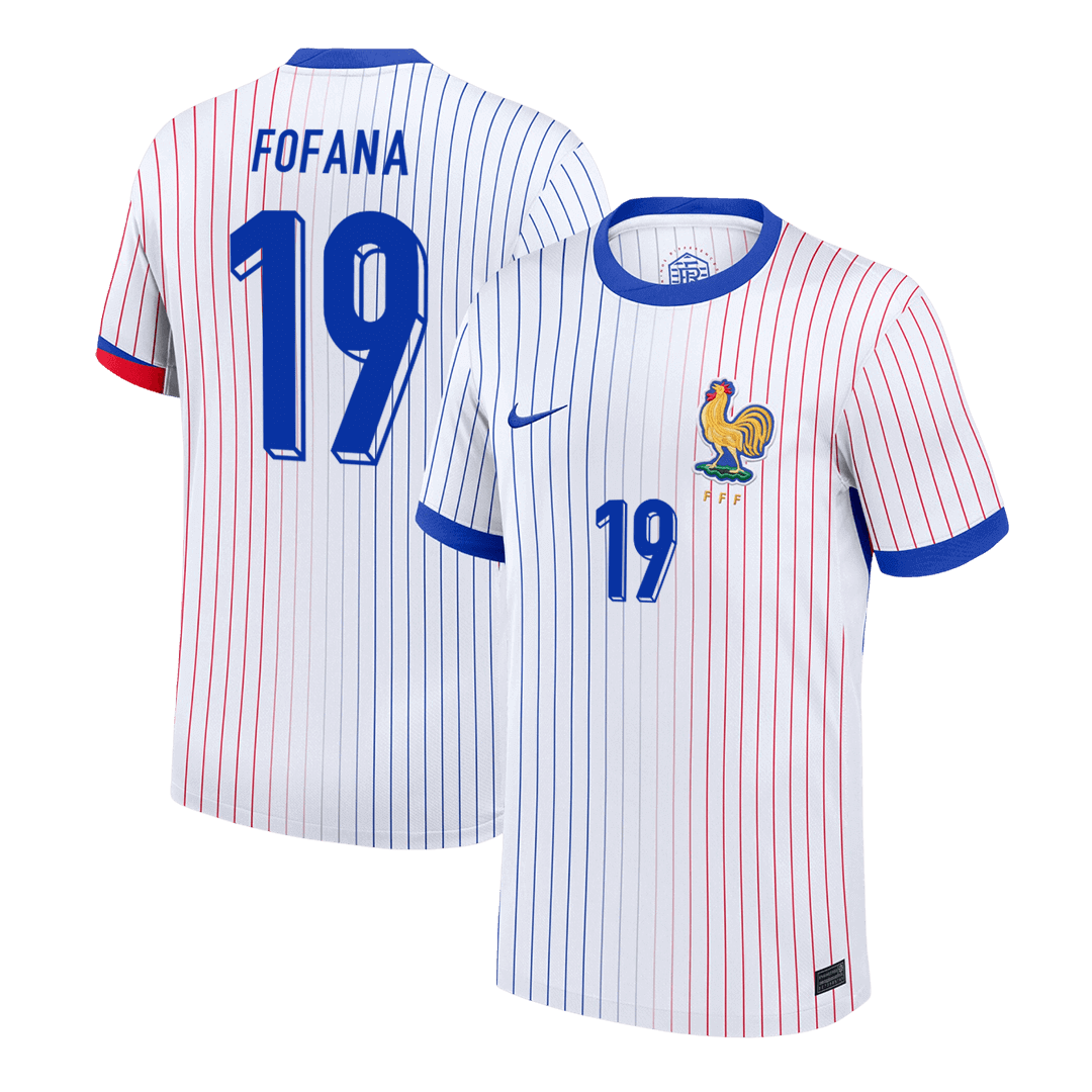 Frankrike Tröja FOFANA #19 Euro 2024 Borta Vit