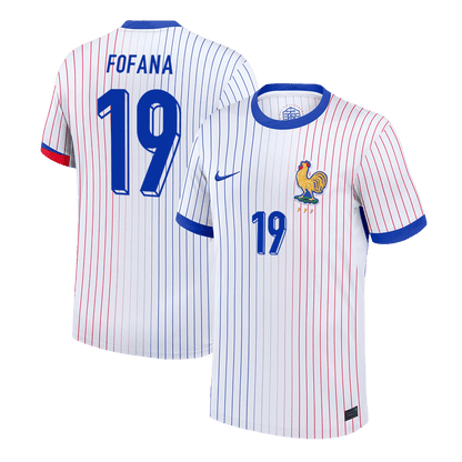Frankrike Tröja FOFANA #19 Euro 2024 Borta Vit