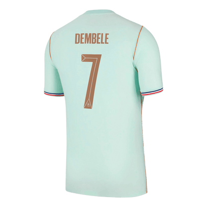 Frankrike Tröja DEMBELE #7 2026 Borta Blå-8