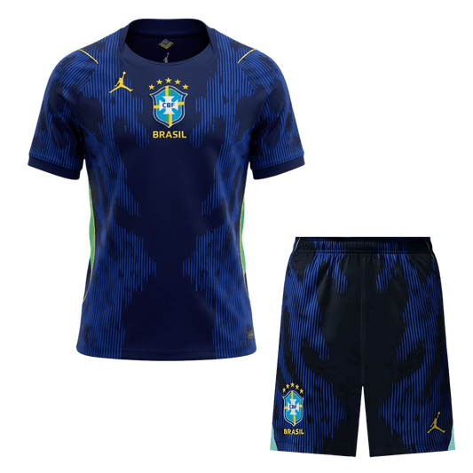 Brasilien Tröja Bortaställ 2026 Blå