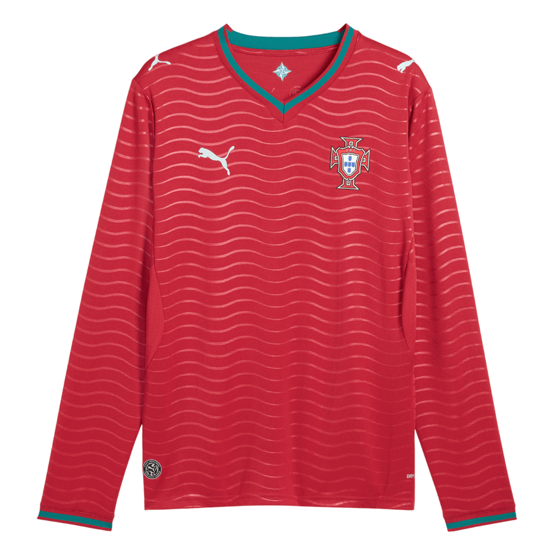 Portugal Tröja 2026 Hemma Långärmad Röd