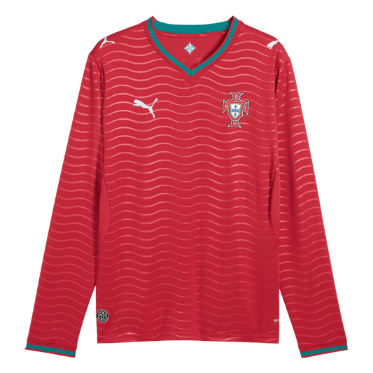 Portugal Tröja 2026 Hemma Långärmad Röd