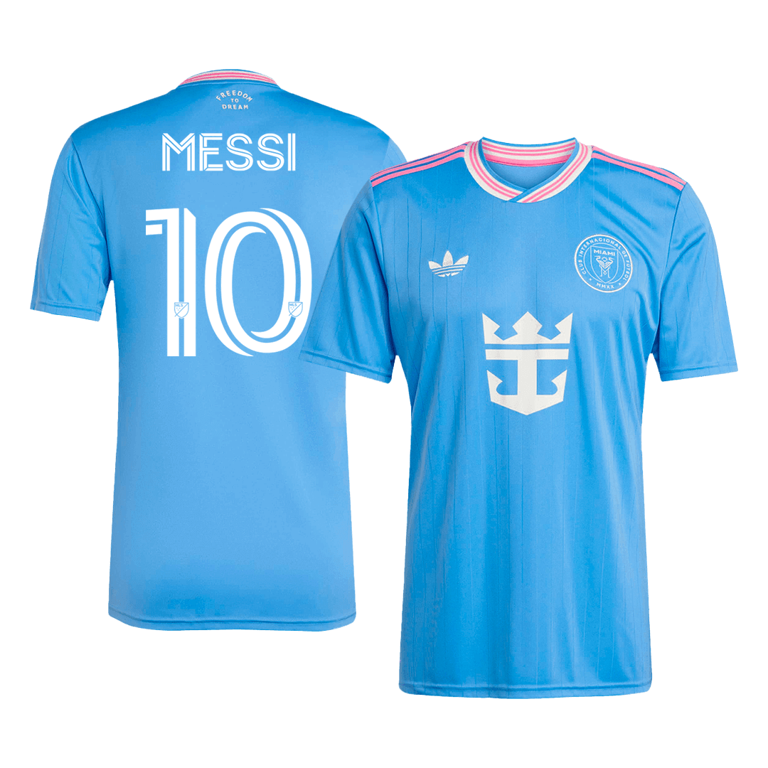 Inter Miami CF Tröja MESSI #10 2025 Tredje Blå