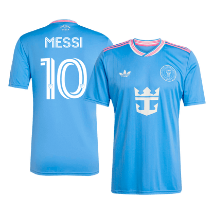 Inter Miami CF Tröja MESSI #10 2025 Tredje Blå