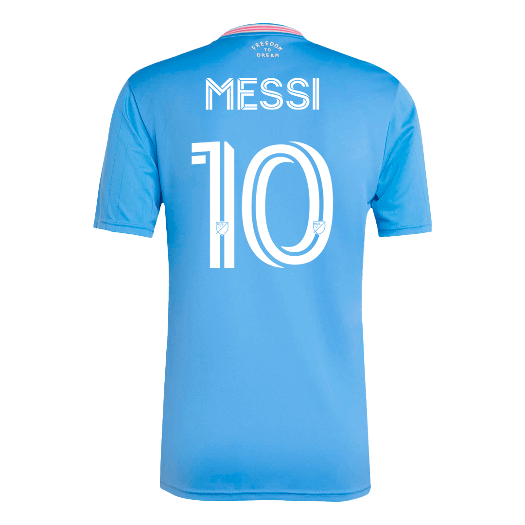Inter Miami CF Tröja MESSI #10 2025 Tredje Blå-11