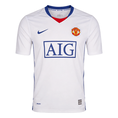 Manchester United Bortatröja 2008/09 Retro Tröja
 Vit