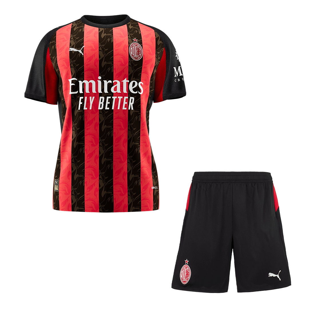 AC Milan Tröja Hemmaställ 2025/26 Röd & Svart