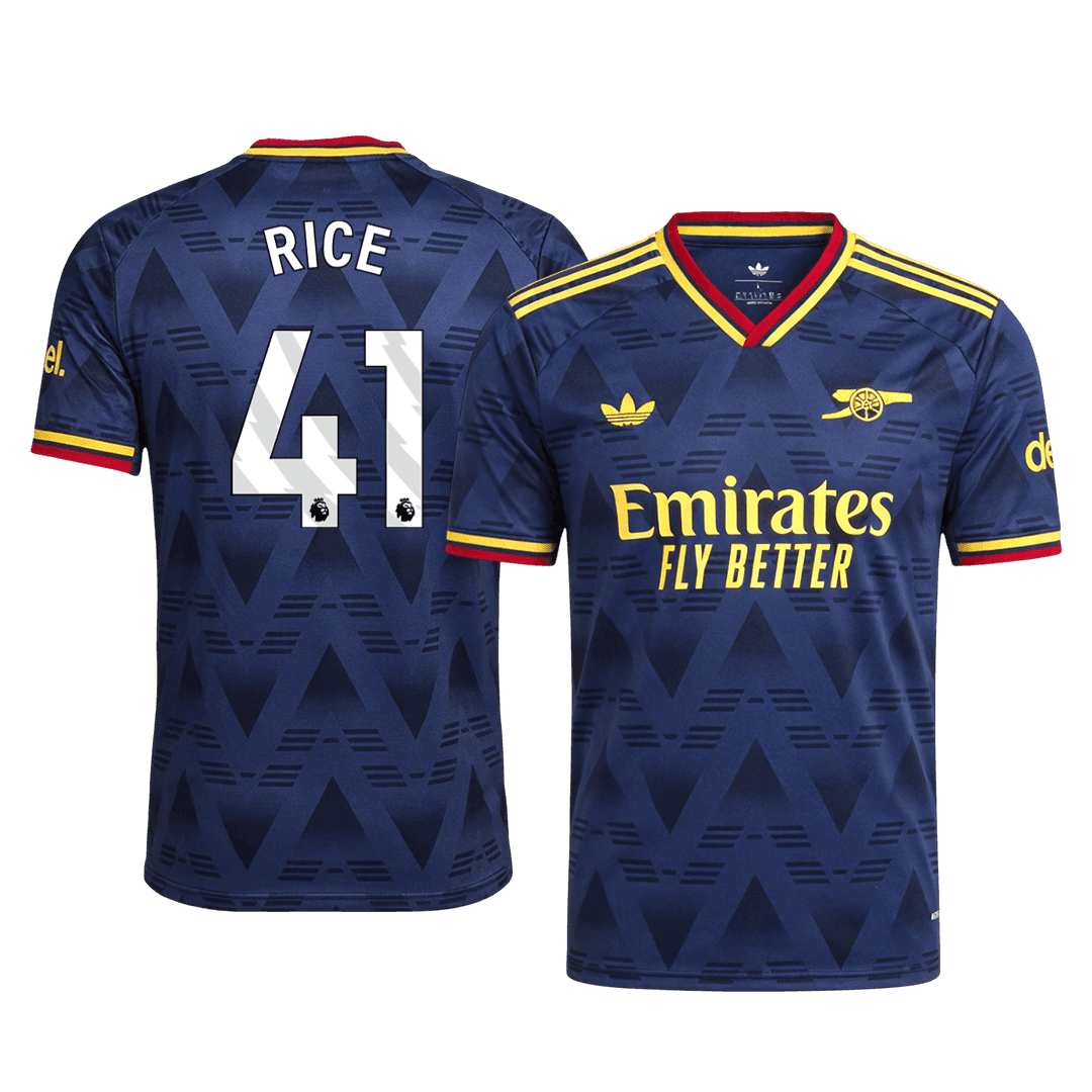 Arsenal Tröja RICE #41 2026/27 Borta Autentisk Mörkblå