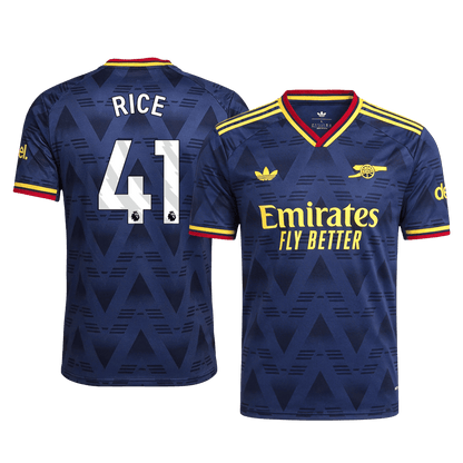 Arsenal Tröja RICE #41 2026/27 Borta Autentisk Mörkblå