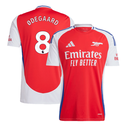 Arsenal Tröja ØDEGAARD #8 2024/25 Hemma Röd