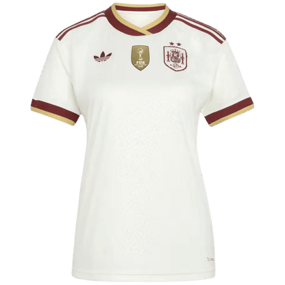 Spanien Tröja 2026 Borta Vit Dam