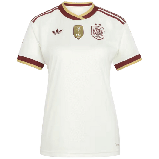 Spanien Tröja 2026 Borta Vit Dam