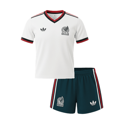 Mexiko Tröja 2026 Borta Vit Barn