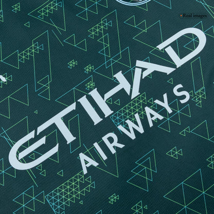 Manchester City Tröja Fourth Awayställ 2025/26 Grön-10