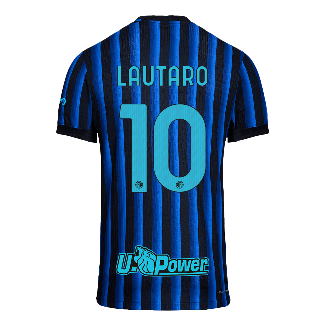 Inter Milan Tröja LAUTARO #10 2025/26 Hemma Autentisk Blå och svart