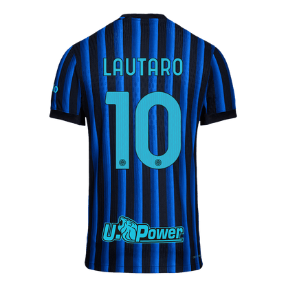 Inter Milan Tröja LAUTARO #10 2025/26 Hemma Autentisk Blå och svart-13