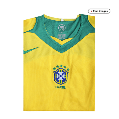 Brasilien Hemmatröja 2004 Retro Tröja
 Gul-5