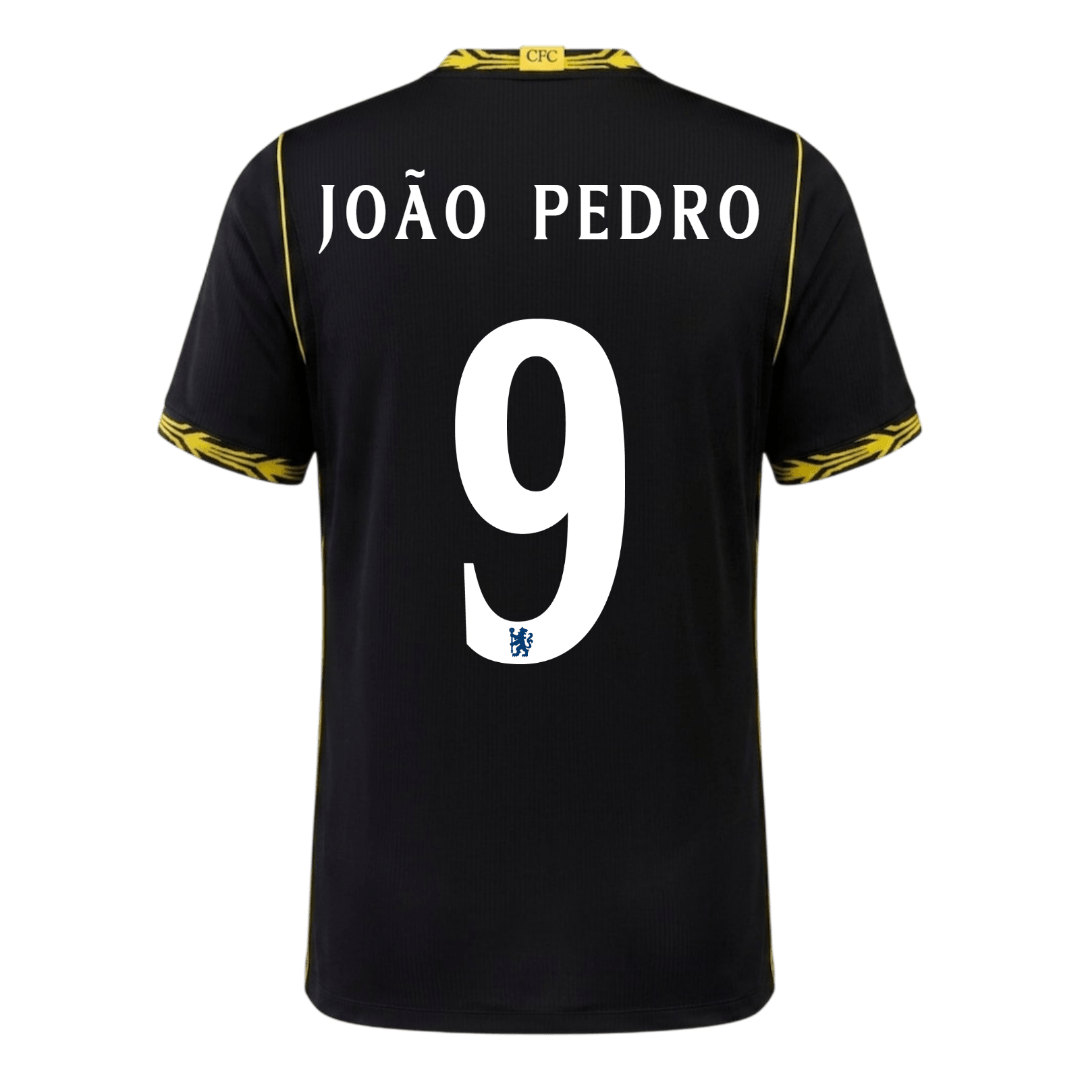 Chelsea Tröja JOÃO PEDRO #9 2026/27 Borta Svart-3