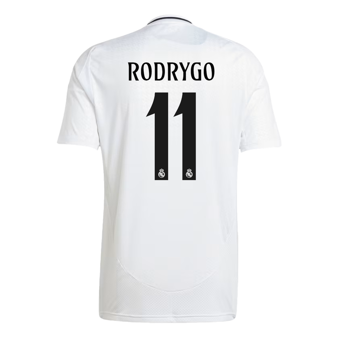 Real Madrid Tröja RODRYGO #11 2024/25 Hemma Vit-2