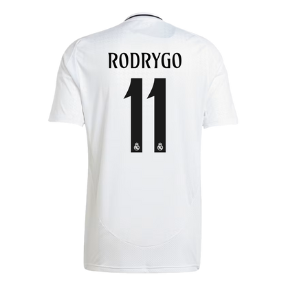 Real Madrid Tröja RODRYGO #11 2024/25 Hemma Vit-2