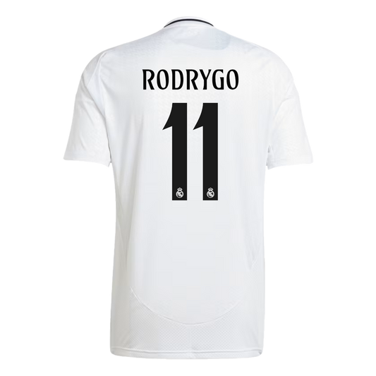 Real Madrid Tröja RODRYGO #11 2024/25 Hemma Vit-1