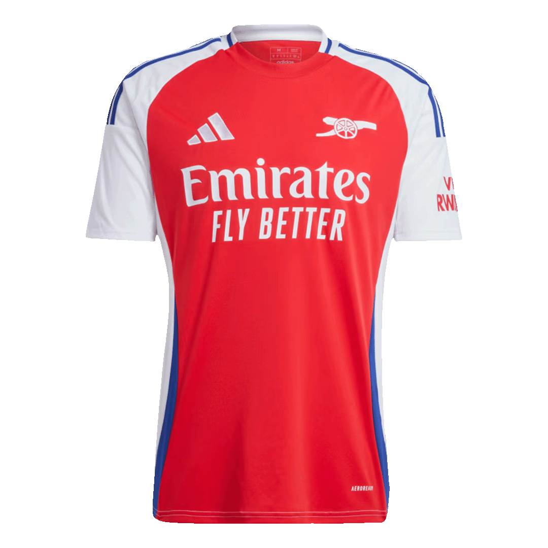 Arsenal Tröja RICE #41 2024/25 Hemma Röd - UCL
