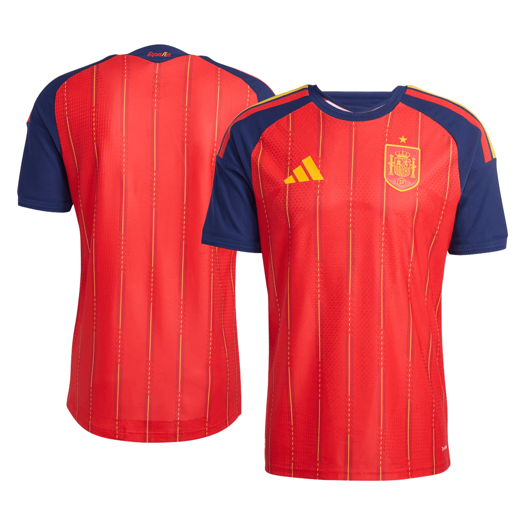 Spanien Tröja 2026 Hemma Autentisk Röd-2