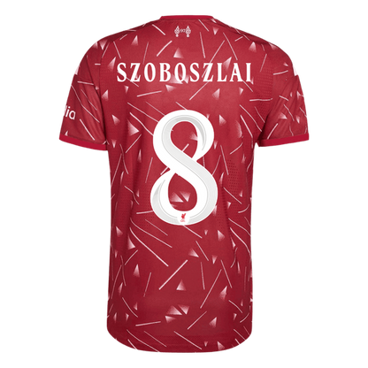 Liverpool Tröja SZOBOSZLAI #8 2026/27 Hemma Autentisk Röd - UCL-3