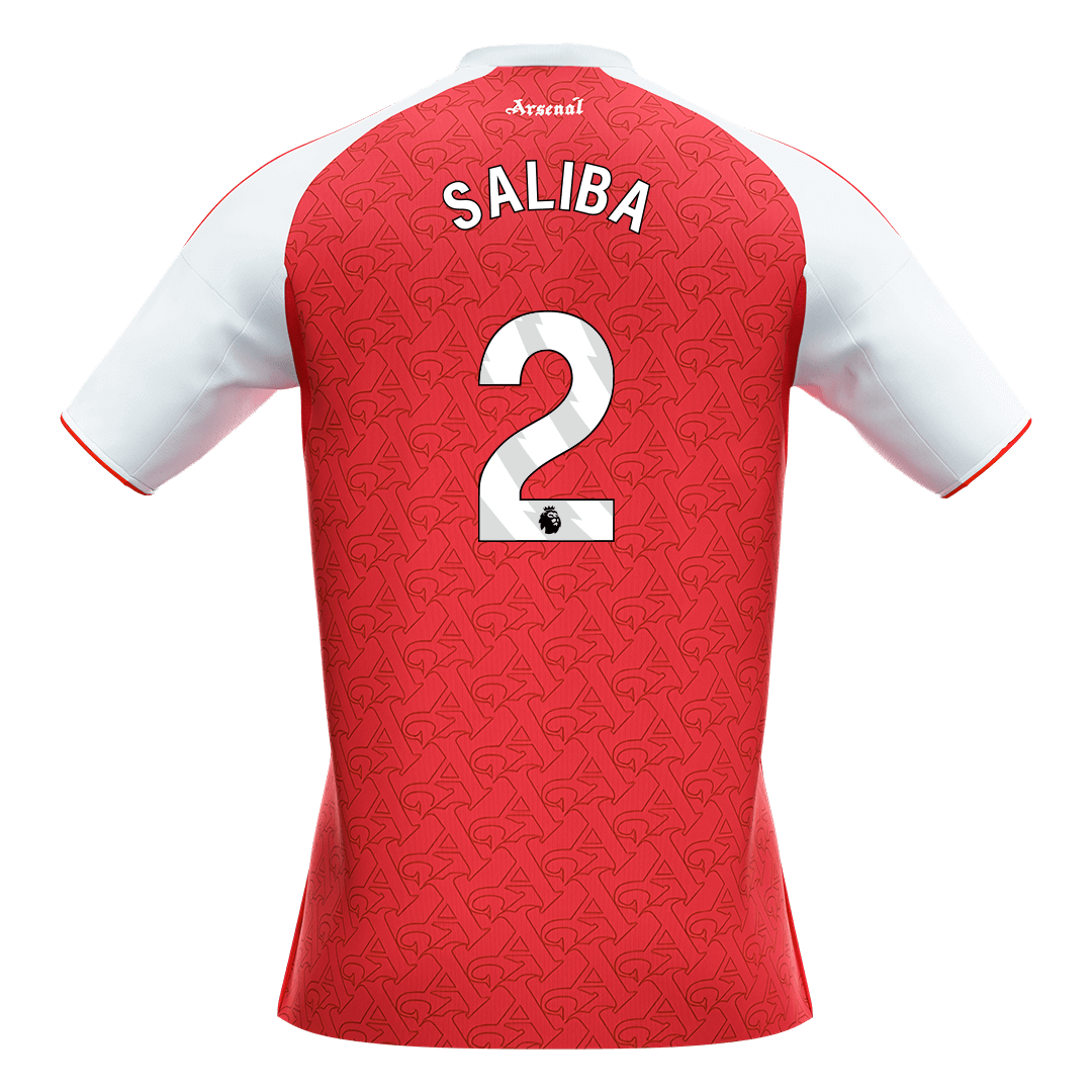 SALIBA #2 Arsenal Tröja 2025/26 Hemma Premium Röd-10