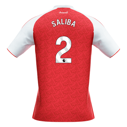SALIBA #2 Arsenal Tröja 2025/26 Hemma Premium Röd-10