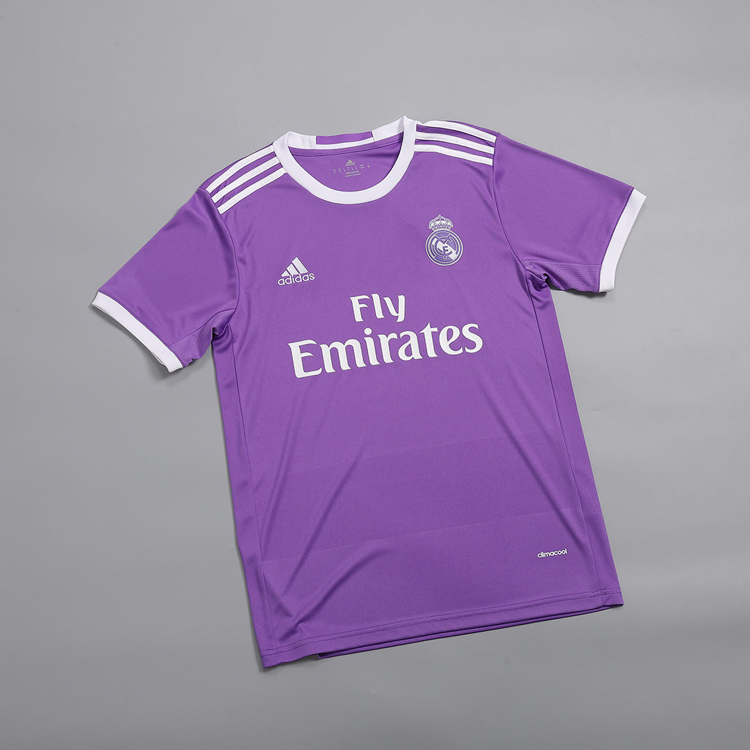 Real Madrid Bortatröja 2016/17 Retro Tröja
 Lila-3