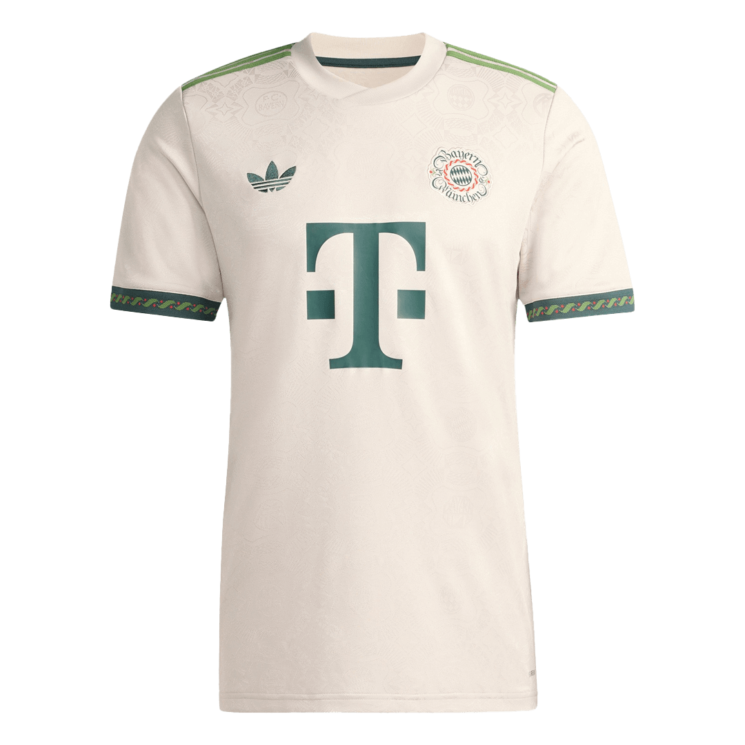 Bayern Munich Tröja ställ 2025/26 Beige-14