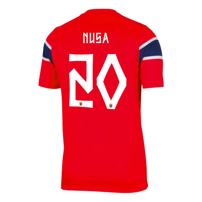 Norge Tröja NUSA #20 2026 Hemma Röd-3