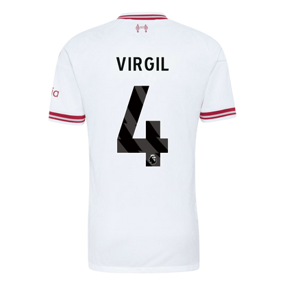Liverpool Tröja VIRGIL #4 2026/27 Borta Autentisk Vit-3
