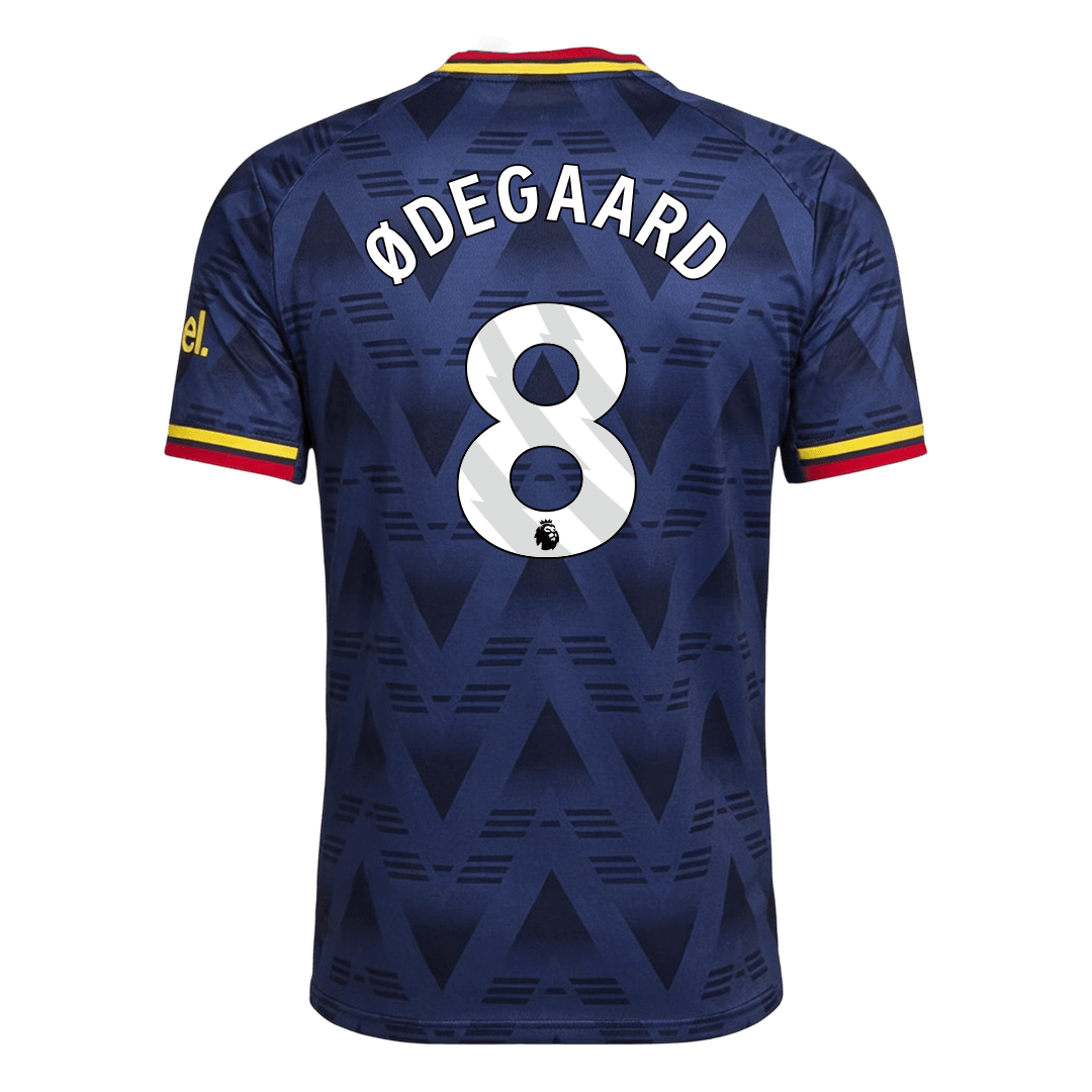 Arsenal Tröja ØDEGAARD #8 2026/27 Borta Autentisk Mörkblå