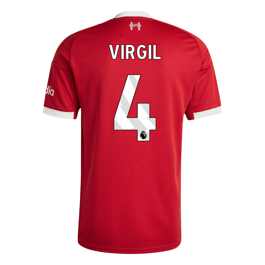 Liverpool Tröja VIRGIL #4 2025/26 Hemma Röd-9