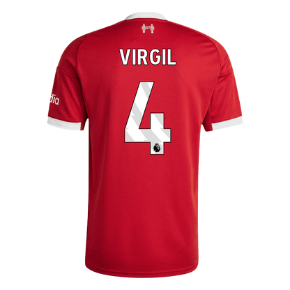 Liverpool Tröja VIRGIL #4 2025/26 Hemma Röd-9