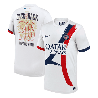 PSG Tröja Champions of Europe #26 2024/26 Borta Vit