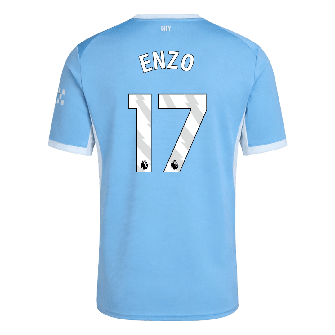 Manchester City Tröja ENZO #17 2026/27 Hemma Blå-12