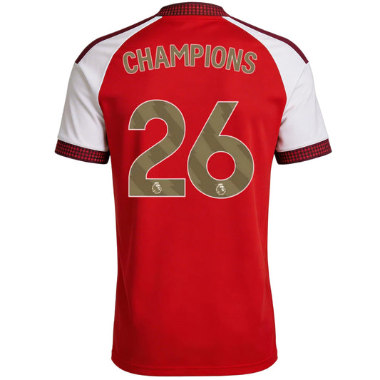 Arsenal Tröja CHAMPIONS #26 2026/27 Hemma Röd