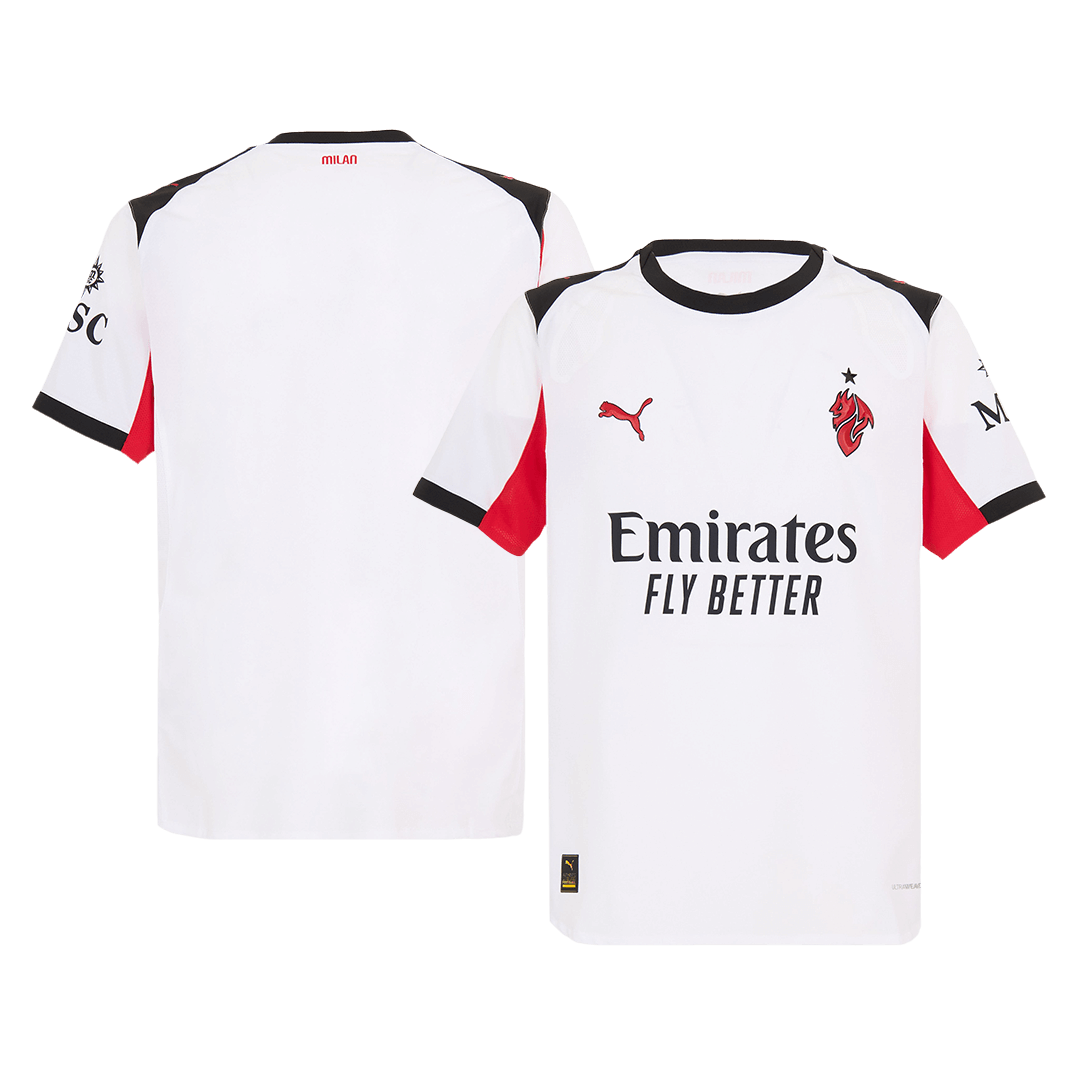 AC Milan Tröja 2025/26 Borta Vit-13