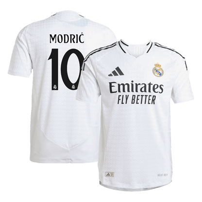 Real Madrid Tröja MODRIĆ #10 2024/25 Hemma Vit
